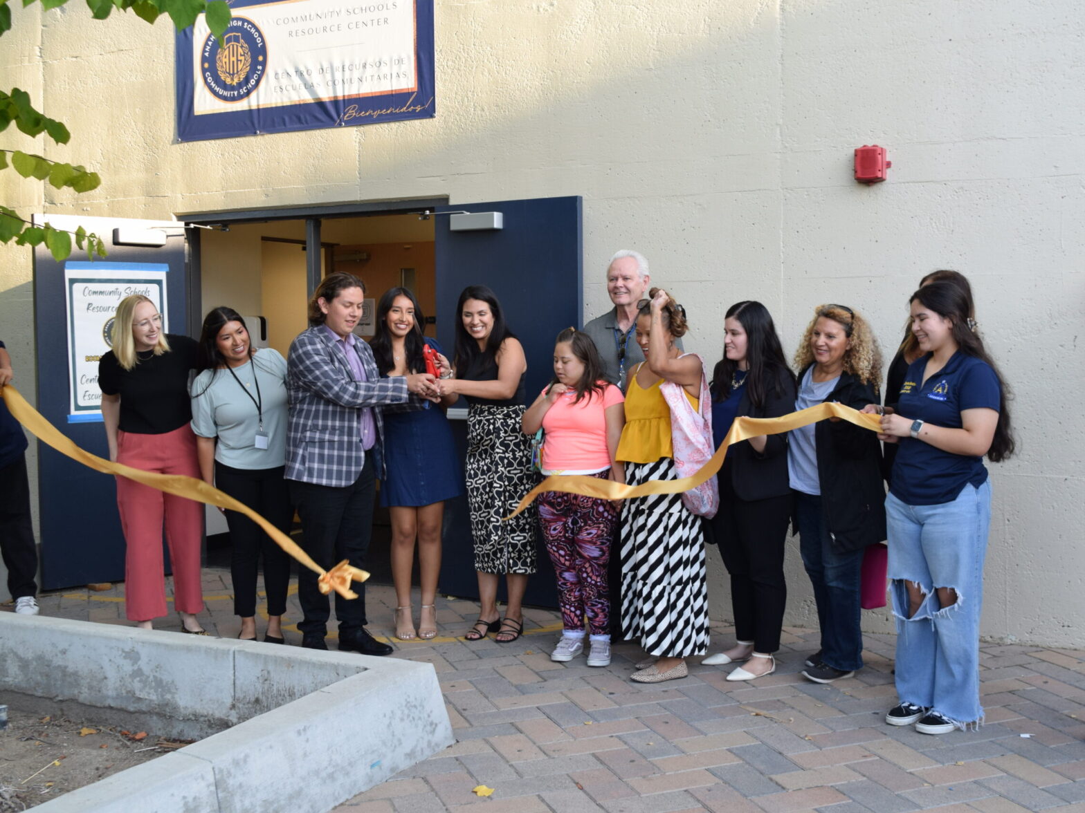 Anaheim High School Pantry Ribbon Cutting - Second Harvest Food Pantry Anaheim