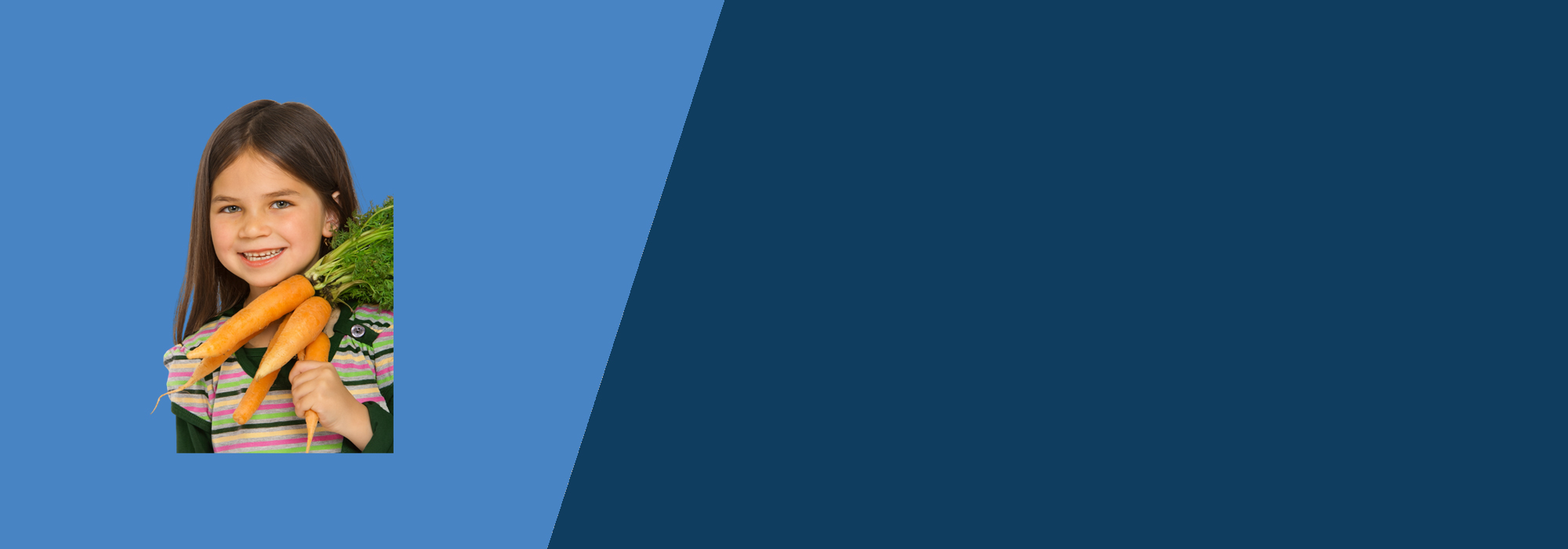 Slider image VFD girl with carrots